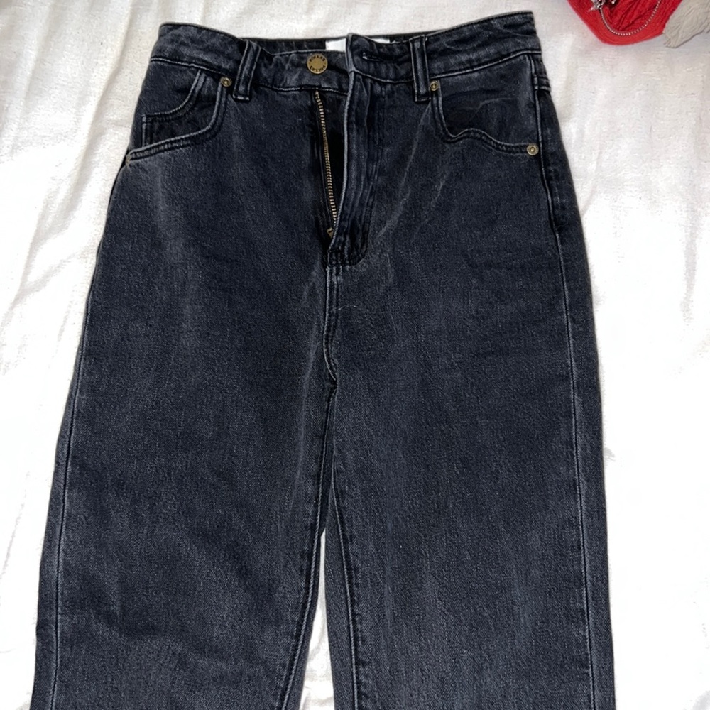 Black flare jeans